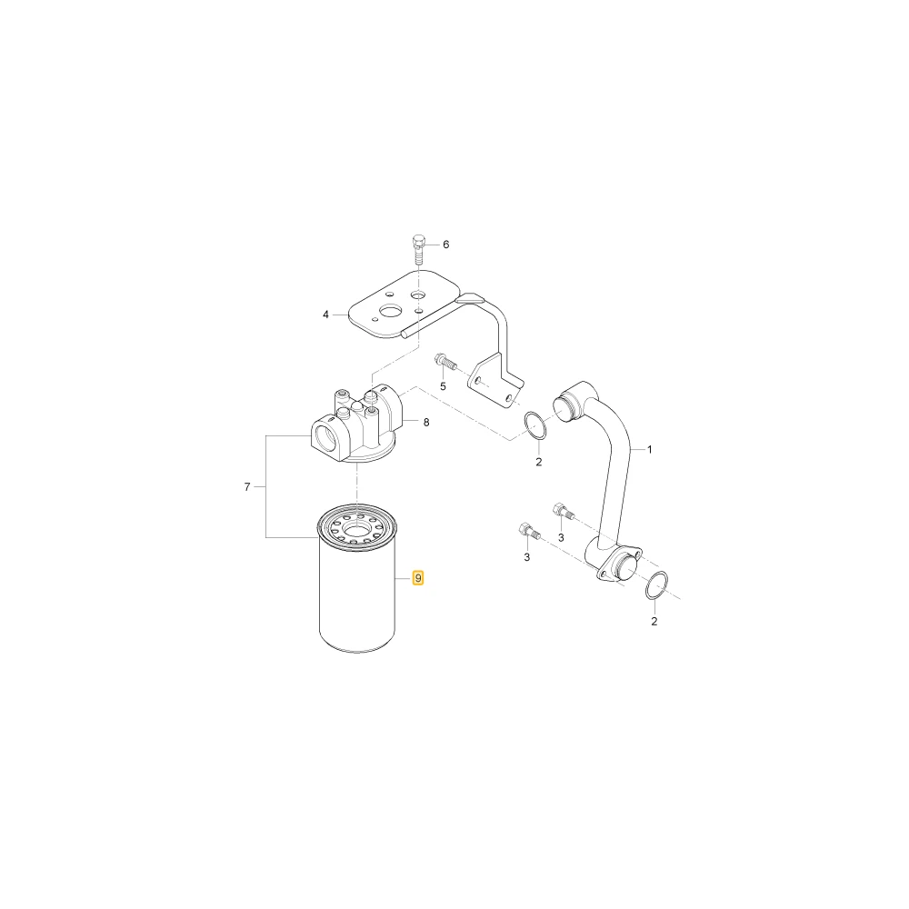 Filtr hydrauliczny KIOTI T4620-38033