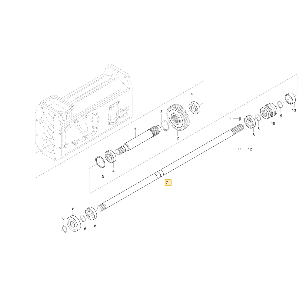 Wał napędowy 1 KIOTI T4620-44571