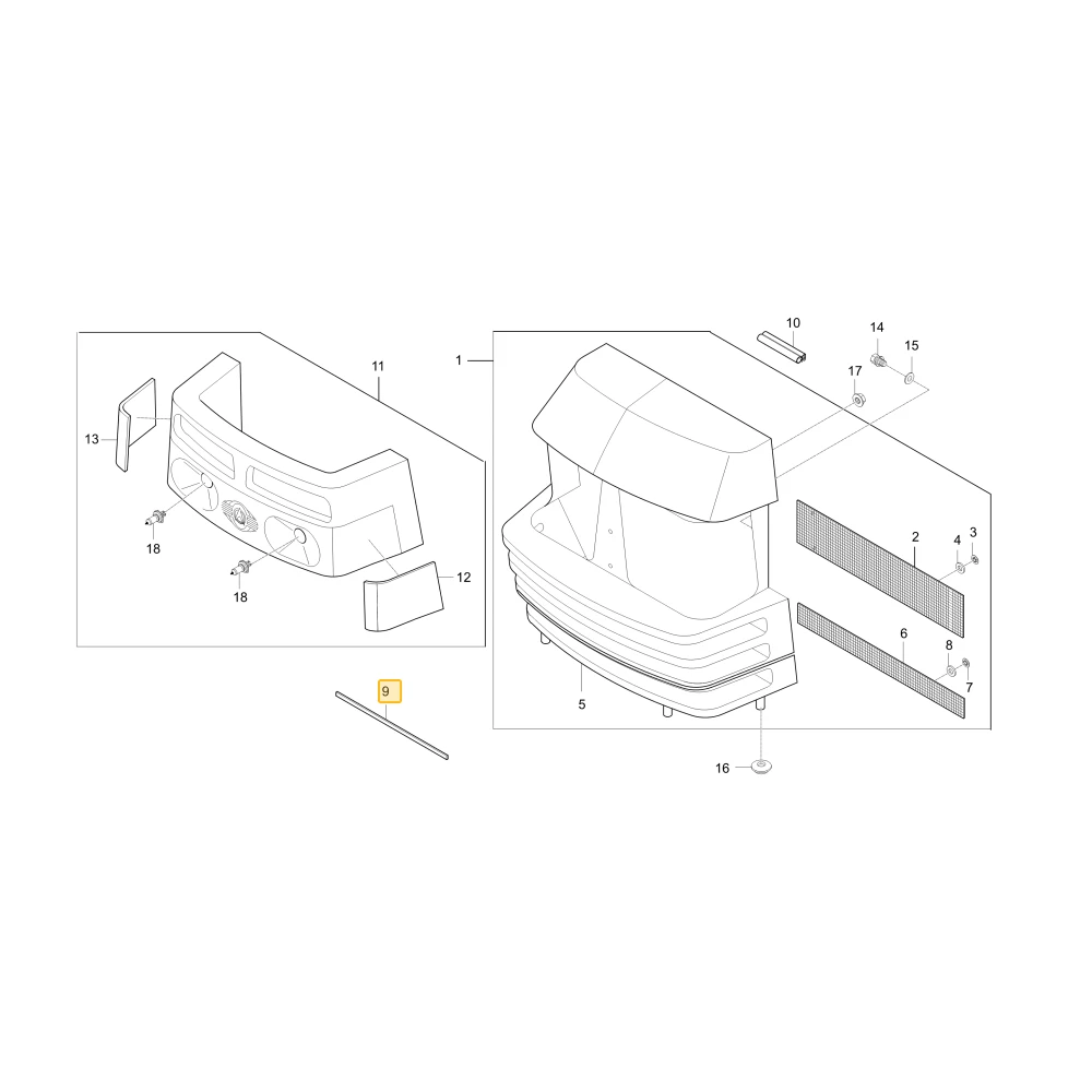 Poduszka grilla F KIOTI T4620-50582