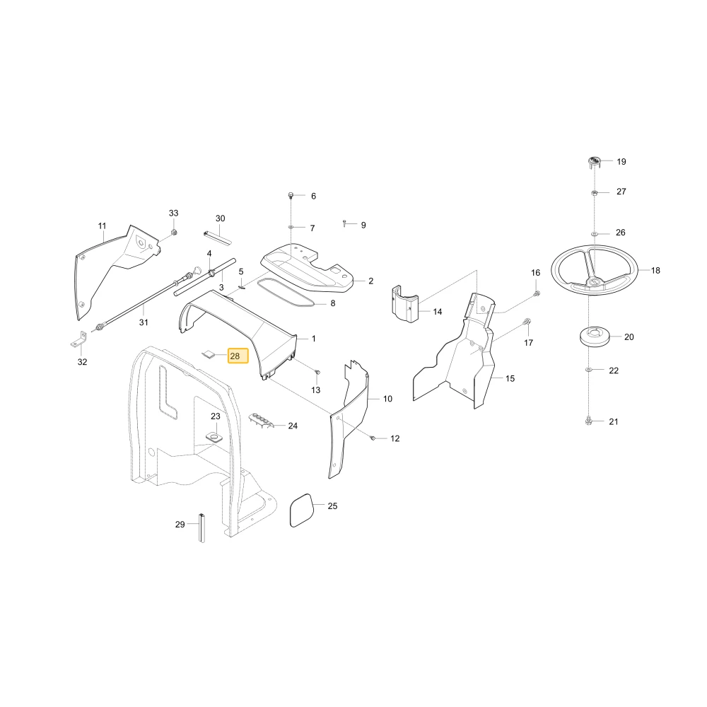 Uszczelka drzwi ramy KIOTI T4620-50741