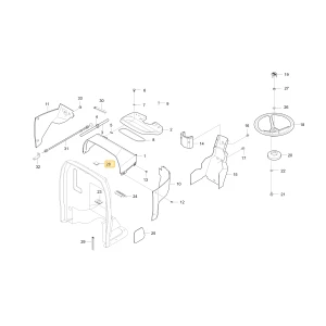 Uszczelka drzwi ramy KIOTI T4620-50741
