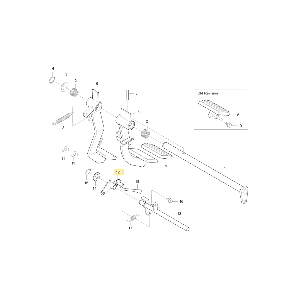 Hamulec postojowy KIOTI T4620-55912GY