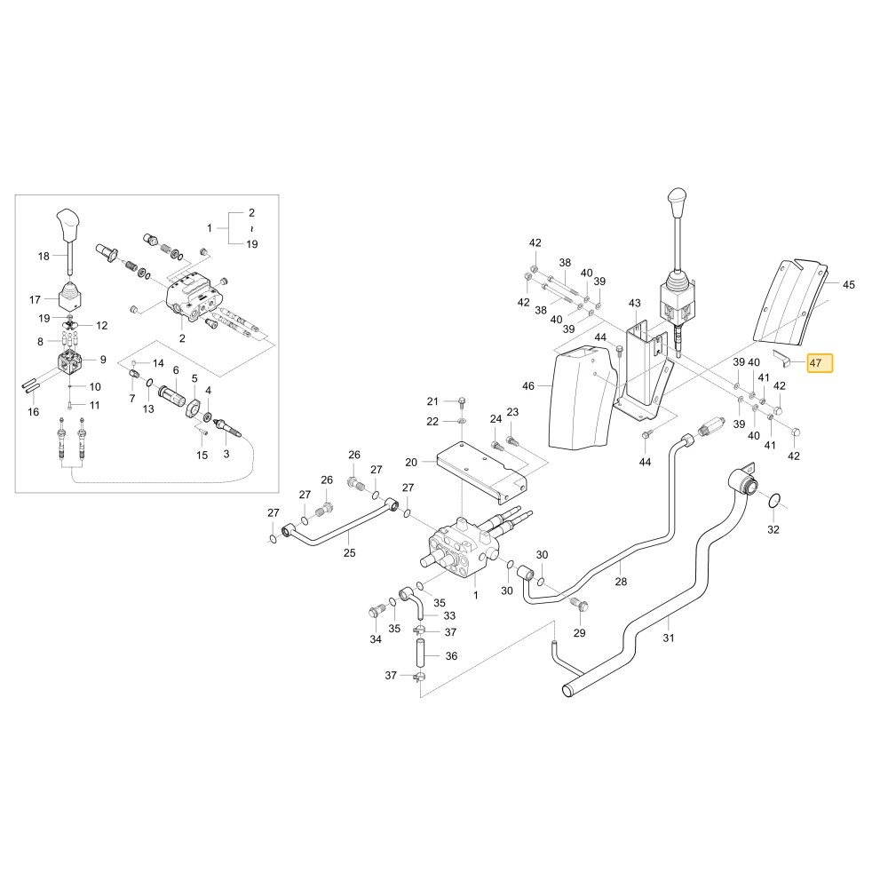 Prowadnica gumowa KIOTI T4620-60391
