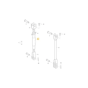 Korpus drążka podnośnika KIOTI T4620-85442