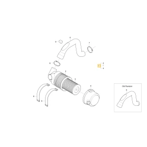 Filtr powietrza powietrza KIOTI T4624-11012