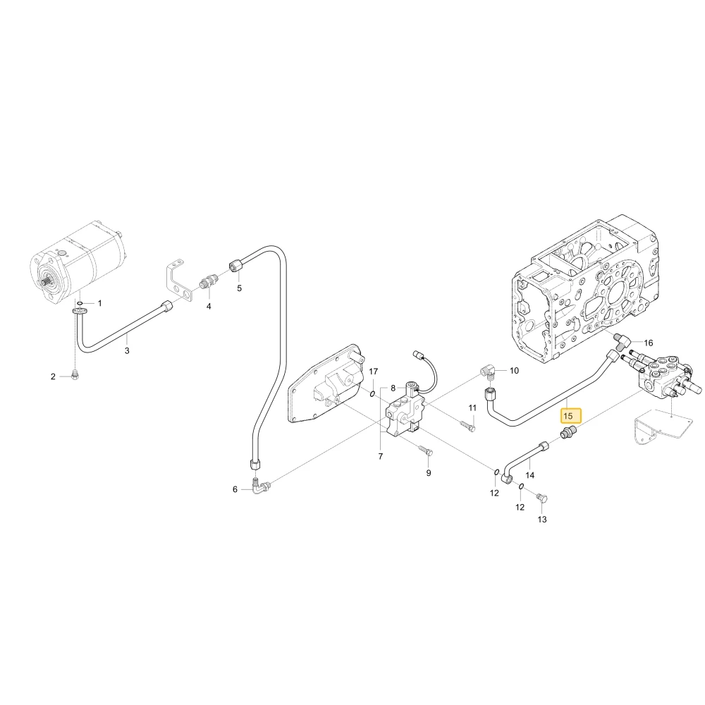 Rurka hydrauliczna KIOTI T4624-37362