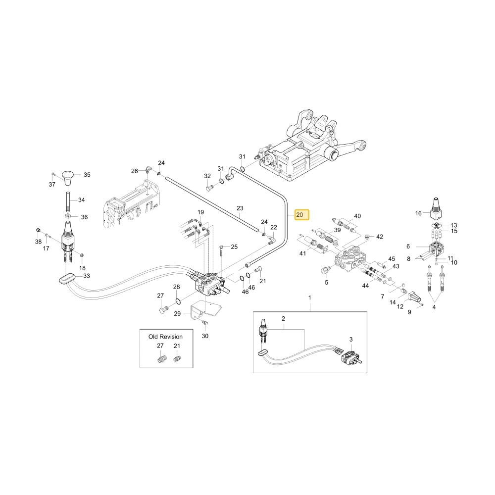Rurka hydrauliczna 12 KIOTI T4624-37991