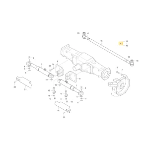 Drążek ściągający KIOTI T4625-31131BB
