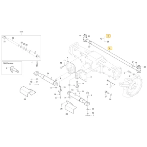 Drążek ściągający KIOTI T4625-31141