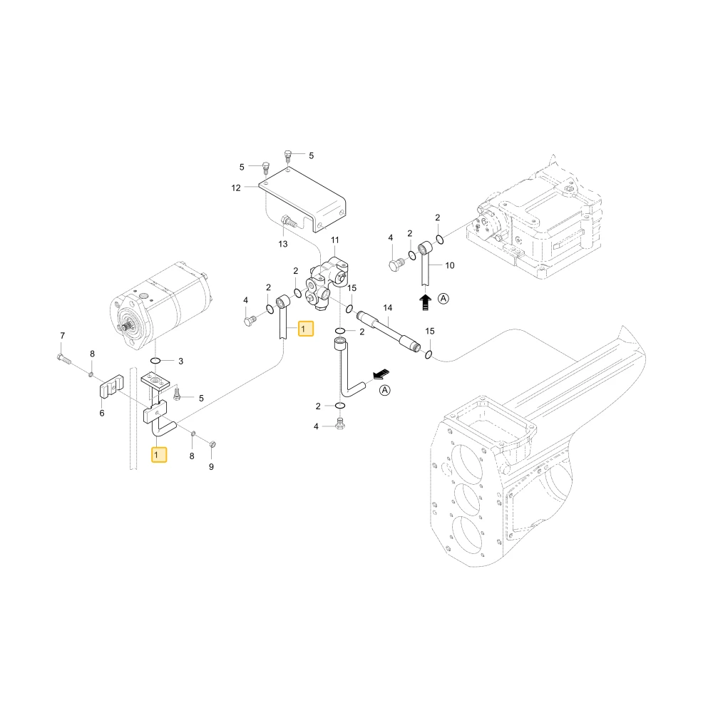 Rurka hydrauliczna KIOTI T4625-37072