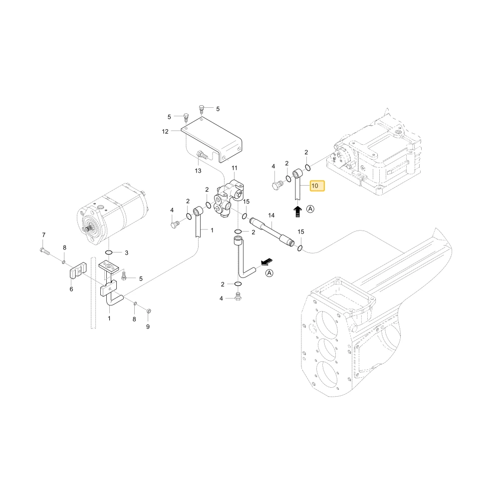 Rurka hydrauliczna KIOTI T4625-37133