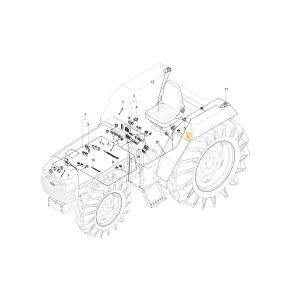 Wiązka przewodów błotnika KIOTI T4625-69441