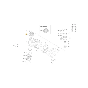 Uchwyt łożyska KIOTI T4635-43322