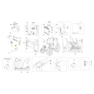 Naklejka certyfikatu belki zaczepowej KIOTI T4638-52451