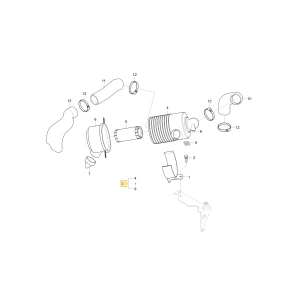 Filtr powietrza powietrza KIOTI T4665-11511