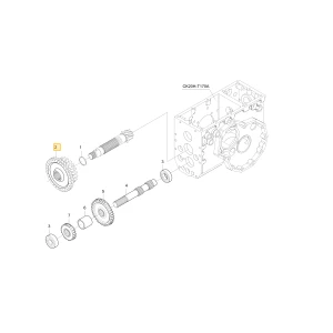 Koło zębate 32 18 KIOTI T4665-23521