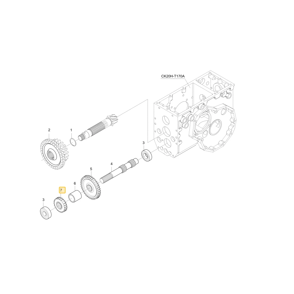 Koło zębate 24 KIOTI T4665-23621