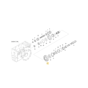 Koło zębate 41 KIOTI T4665-25121
