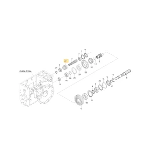 Koło zębate 18 KIOTI T4665-25251