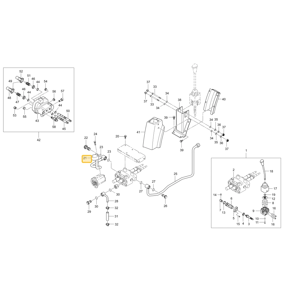 Rurka P1 HYD. KIOTI T4665-37082