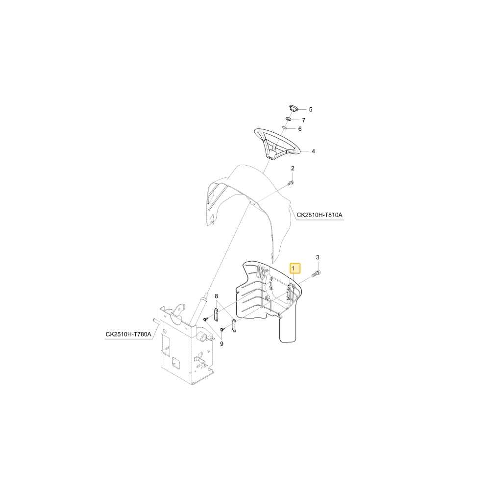 Dolna pokrywa INSTPN KIOTI T4665-55322
