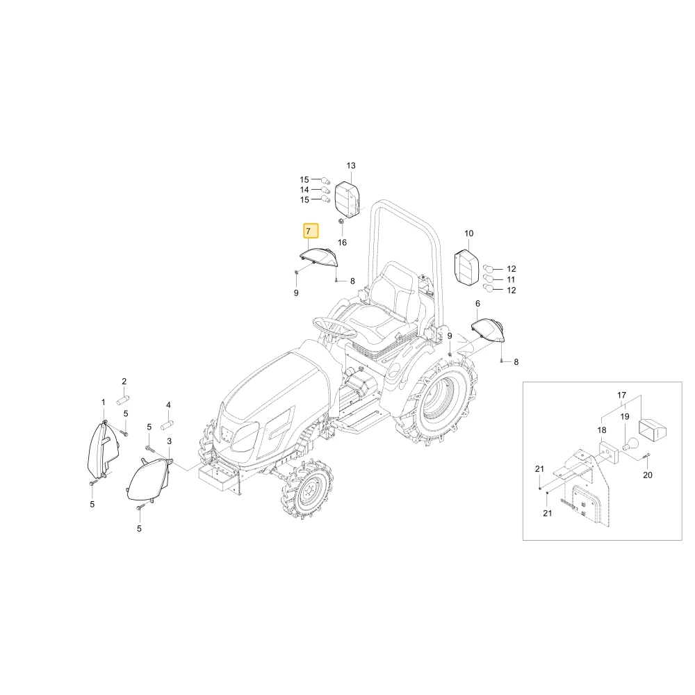 Odblask KIOTI T4667-95123