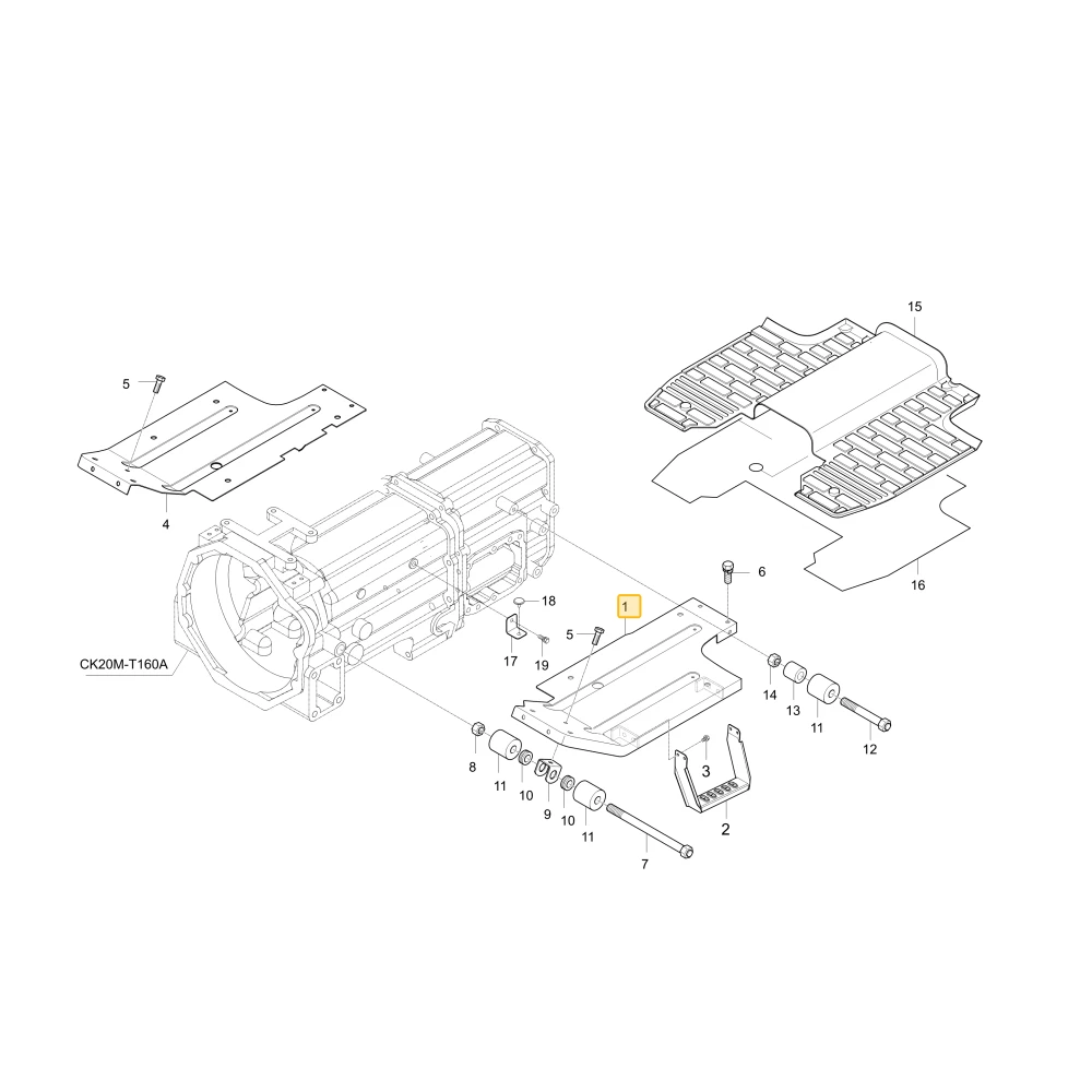 Lewy stopień KIOTI T4668-70111OE