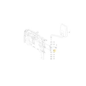 Wspornik podpory lusterka Rv KIOTI T4668-83201