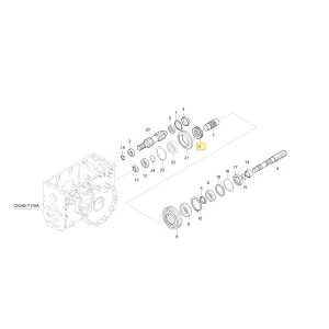 Mechanizm zmiany biegów WOM KIOTI T4670-25131