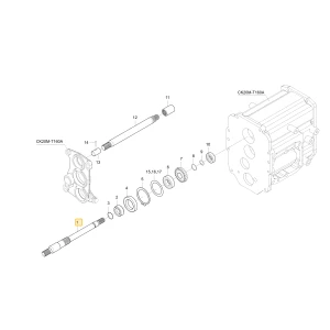 Wał napędowy WOM 1 KIOTI T4675-25261