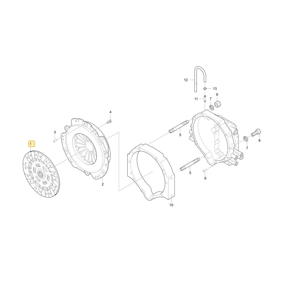Tarcza sprzęgła KIOTI T4680-14301