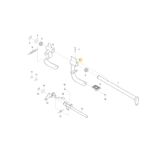 Pedał Break KIOTI T4680-55712BB