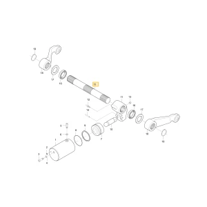 Wał ramienia hydraulicznego KIOTI T4681-37431