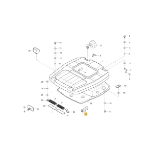 Uszczelka drzwi dachu KIOTI T4681-88211
