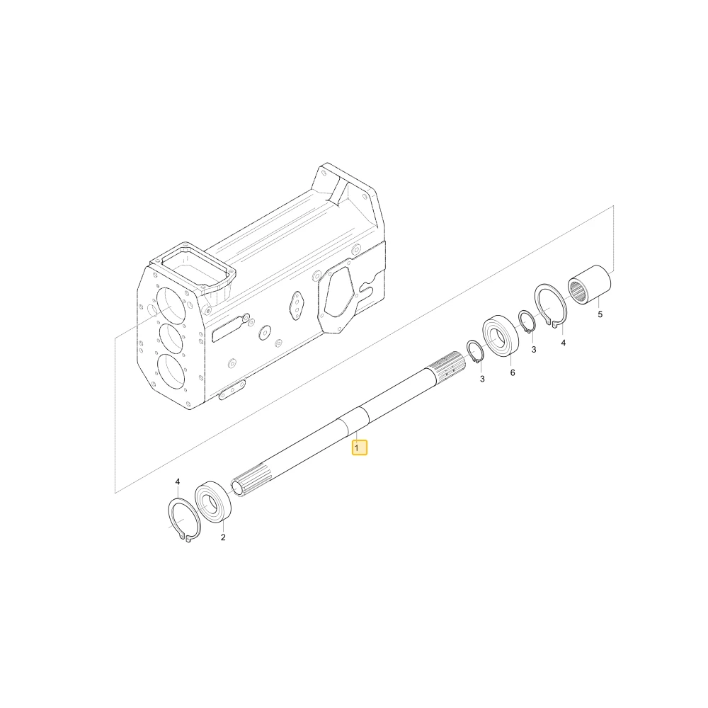 Wał napędowy WOM 1 KIOTI T4682-25211