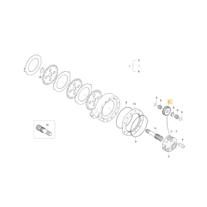 Koło zębate planetarne 27 KIOTI T4682-26813