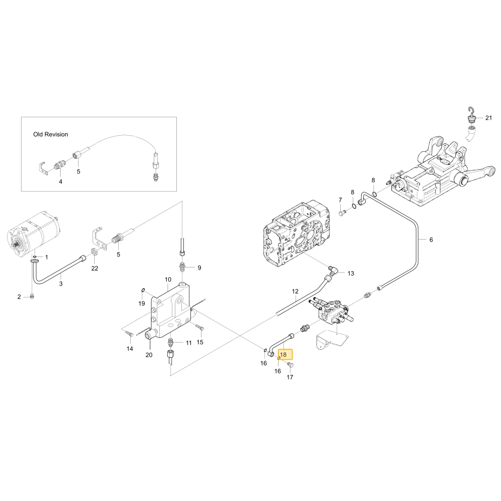 Rurka hydrauliczna Q KIOTI T4682-37331
