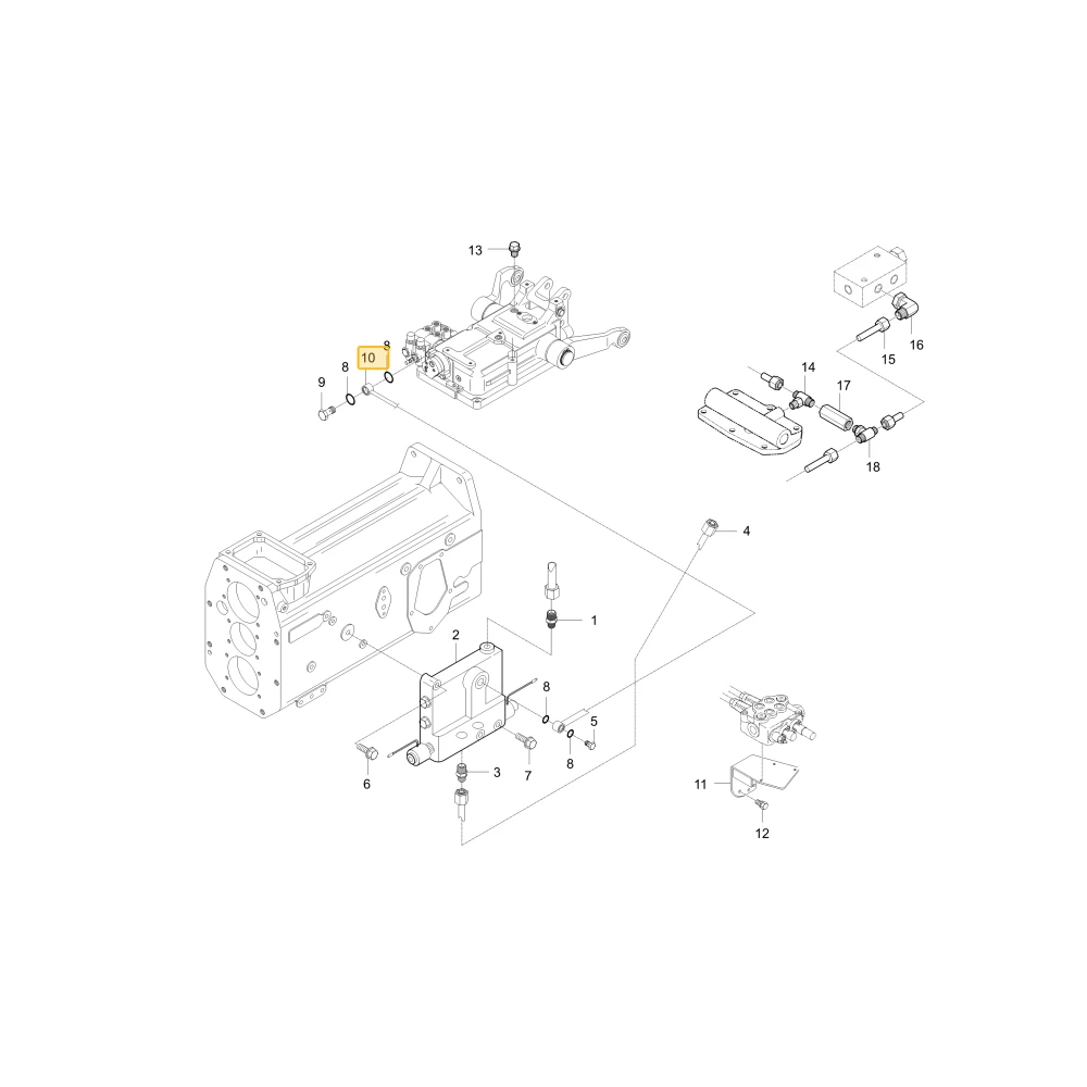 Rurka hydrauliczna Q KIOTI T4682-37333