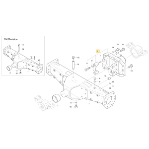 Obudowa przednego koła zębatego mechanizmu różnicowego KIOTI T4682-42301