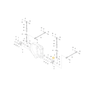 Dźwignia lewego hamulca Exterior KIOTI T4682-55781