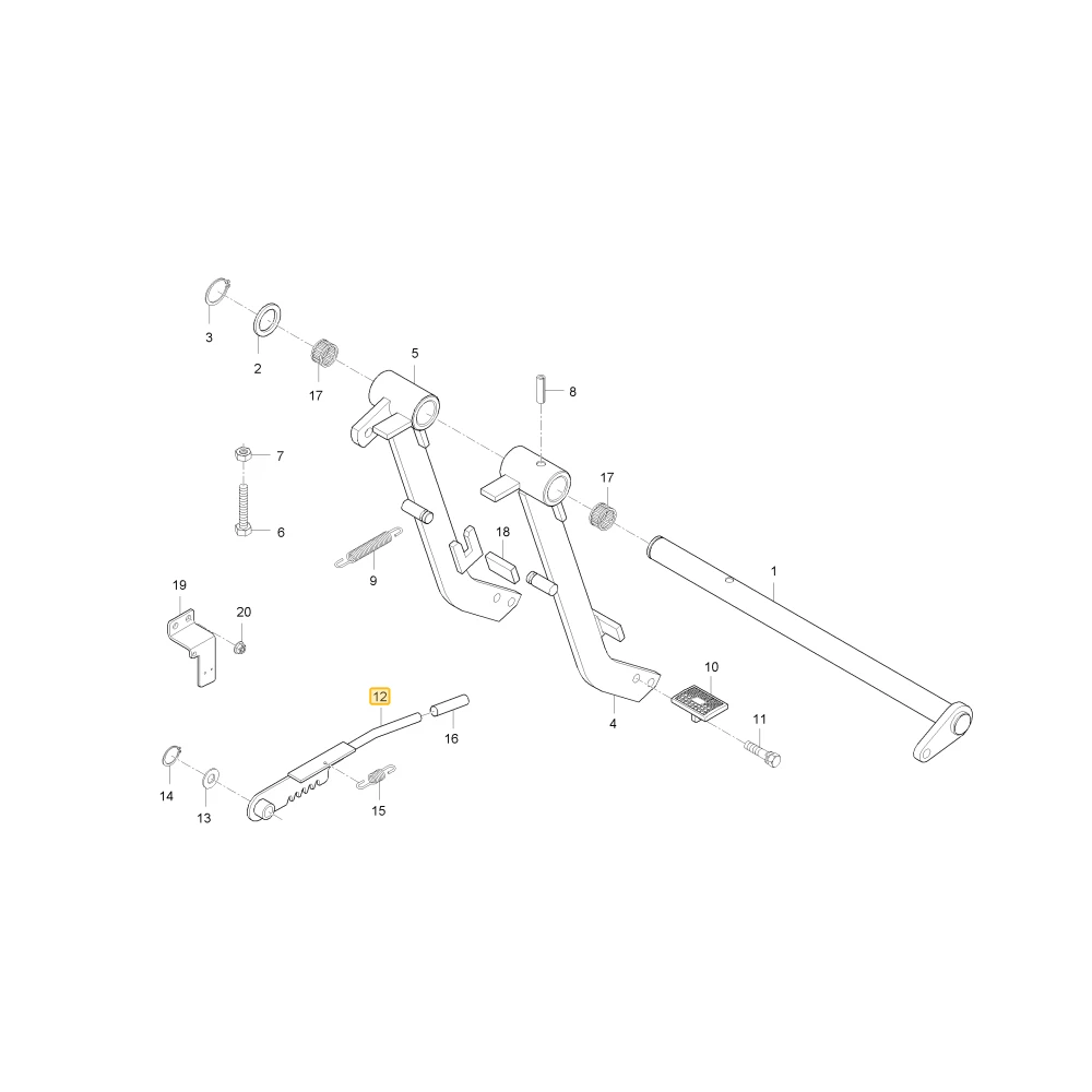 Postojowy Breake KIOTI T4682-55911BB