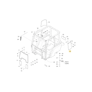 Lewa szyba Curved KIOTI T4682-81161