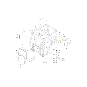 Uszczelka drzwi szyby KIOTI T4682-82531