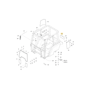 Uszczelka drzwi szyby KIOTI T4682-82541