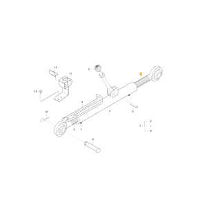 Obudowa górnego lewego łącznika KIOTI T4682-85331