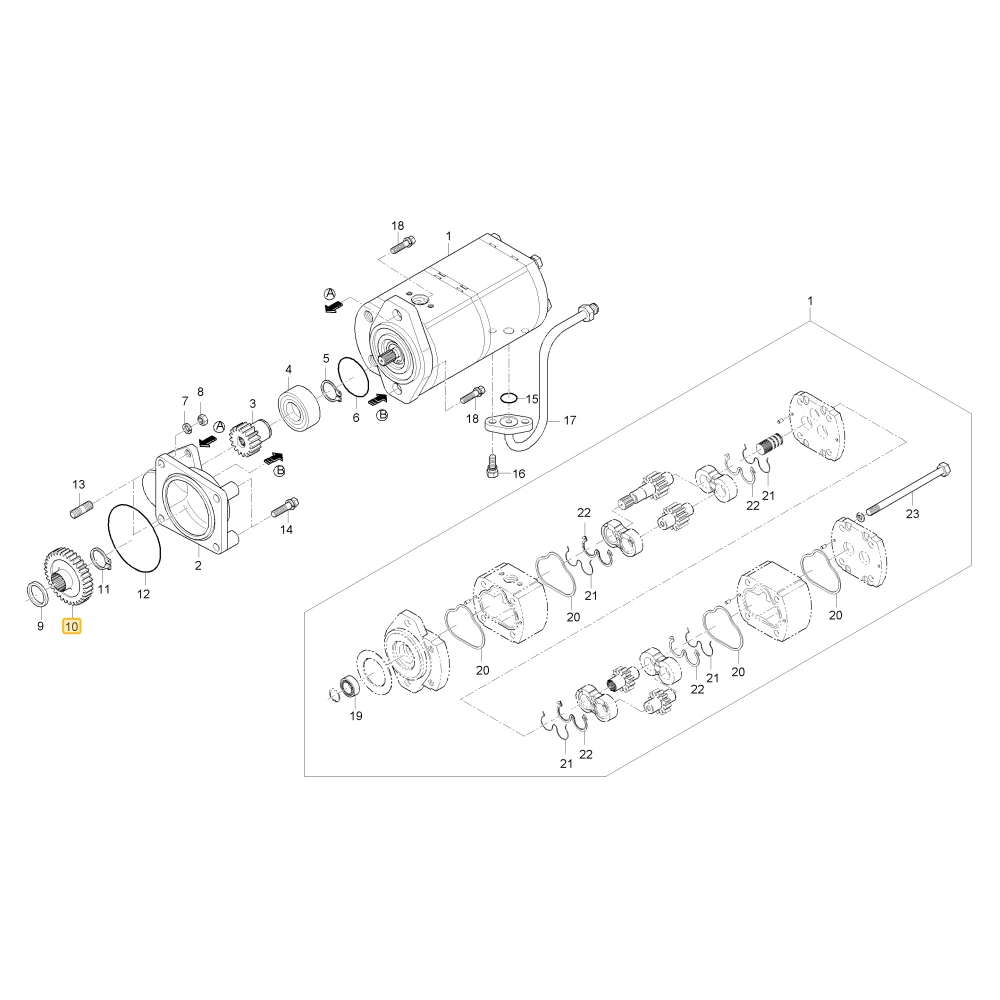 Koło zębate napędowe 34 KIOTI T4686-37821