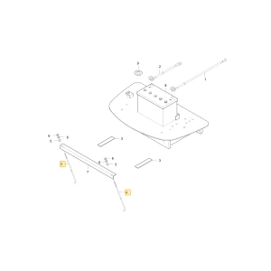 Śruba uchwytu akumulatora KIOTI T4686-50241