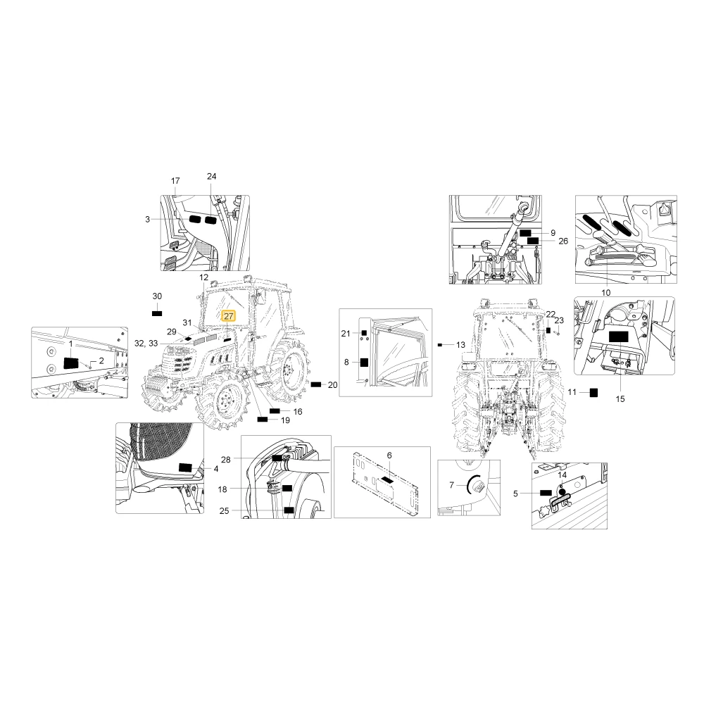 Naklejka Turbo KIOTI T4686-52092