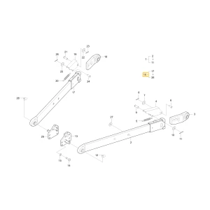 Dolny prawy łącznik KIOTI T4687-93112