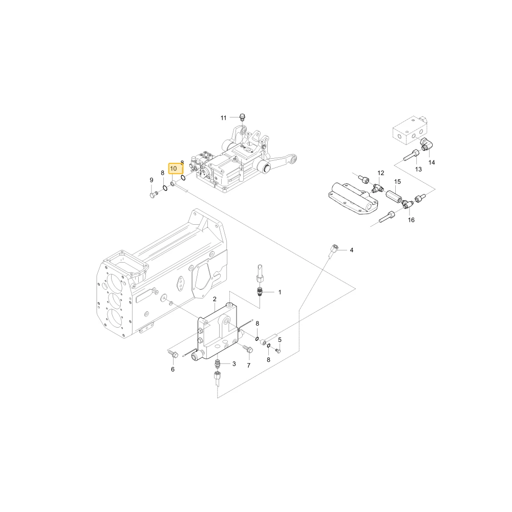 Rurka hydrauliczna Q KIOTI T4688-37334